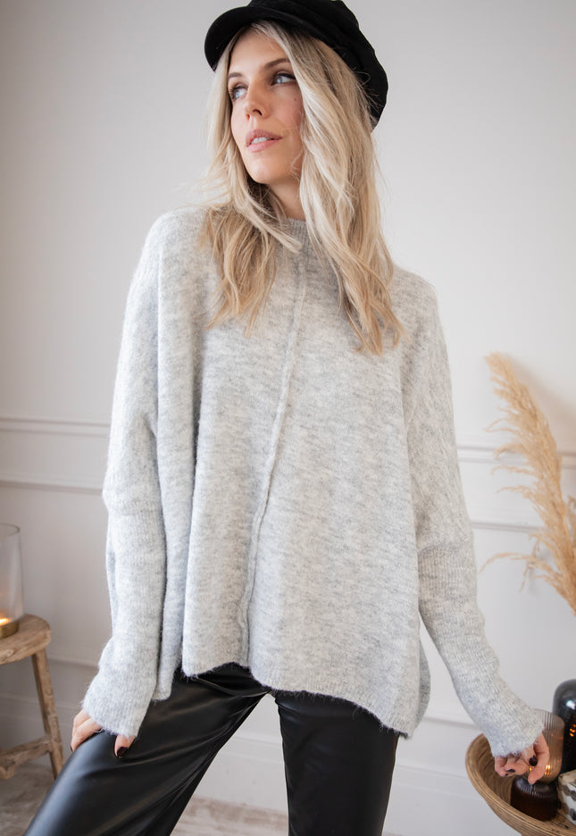 Embrace The Warmth Soft Grey - Sweater