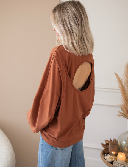 Pullover - Open Minded - Karamell