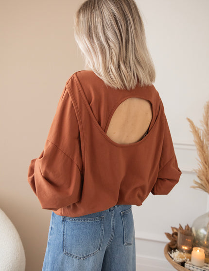 Pullover - Open Minded - Karamell