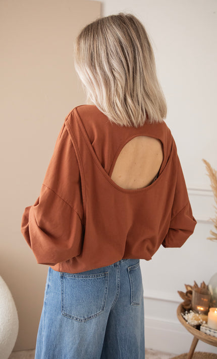 Pullover - Open Minded - Karamell