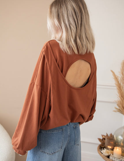 Pullover - Open Minded - Karamell