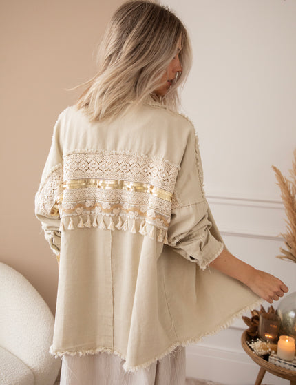 Boho Back Beige - Jacket