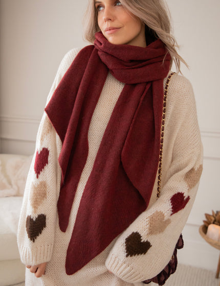 Hold Me Close Bordeaux - Scarf