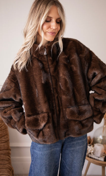 Jacke - Those Fur Feels - Choco