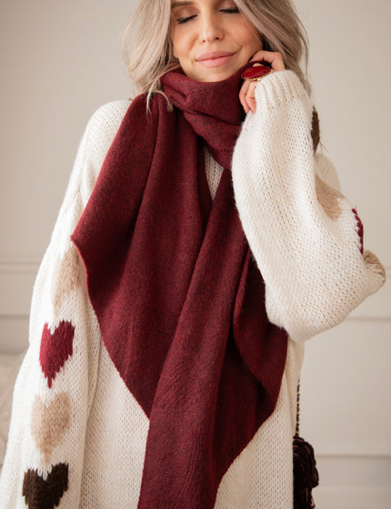 Hold Me Close Bordeaux - Scarf