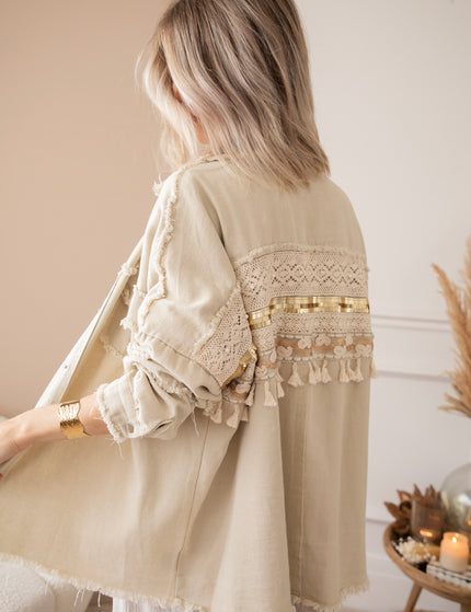 Boho Back Beige - Jacket