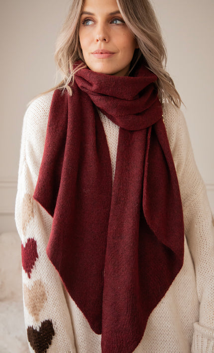 Hold Me Close Bordeaux - Scarf