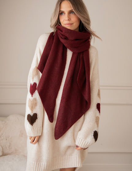 Hold Me Close Bordeaux - Scarf