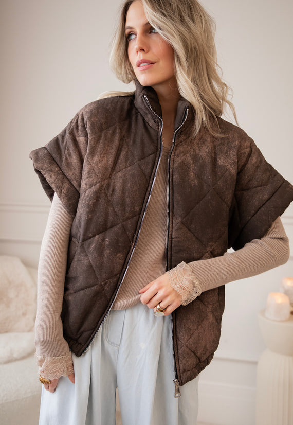 Quiltana Cloud Brown - Jacket