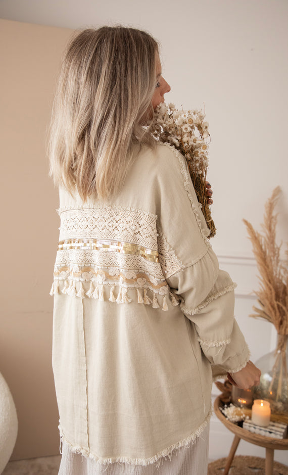Boho Back Beige - Jacket