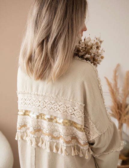 Boho Back Beige - Jacket