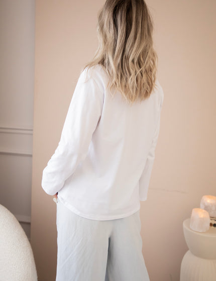 St. Moritz Dogs White - Longsleeve