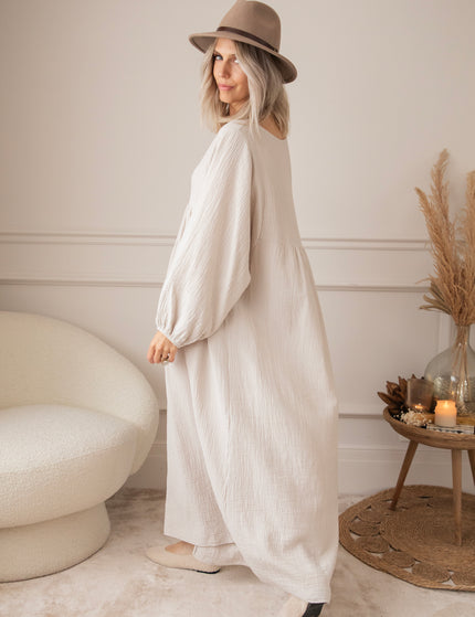 Maxikleid - Maud Tetra - Beige