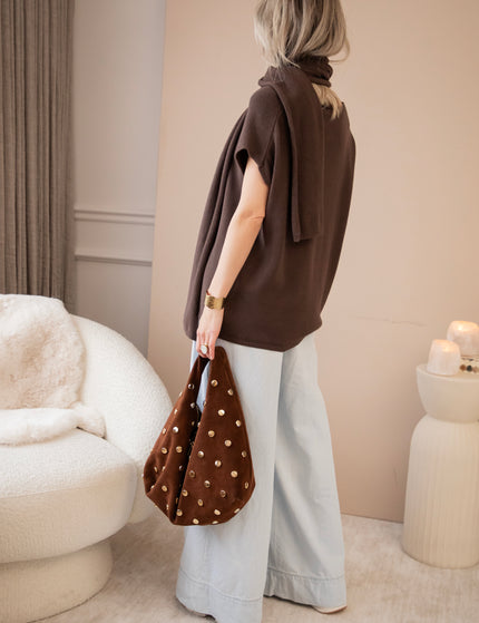 Mavy Scarf Choco - Trui