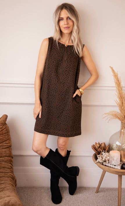 Vera Wild Brown - Jurk