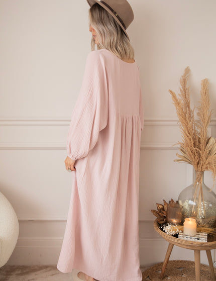 Maxikleid - Maud Tetra - Hellrosa