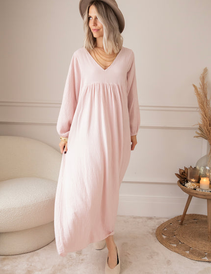 Maxikleid - Maud Tetra - Hellrosa