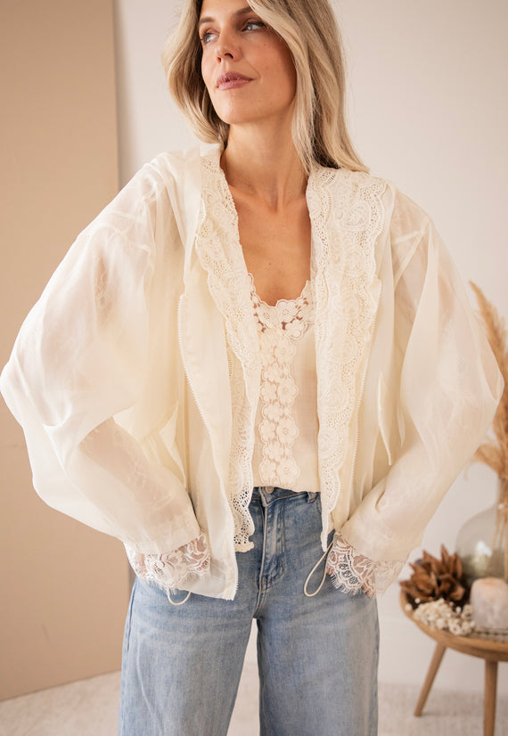 Donna Lace Beige - Jacket