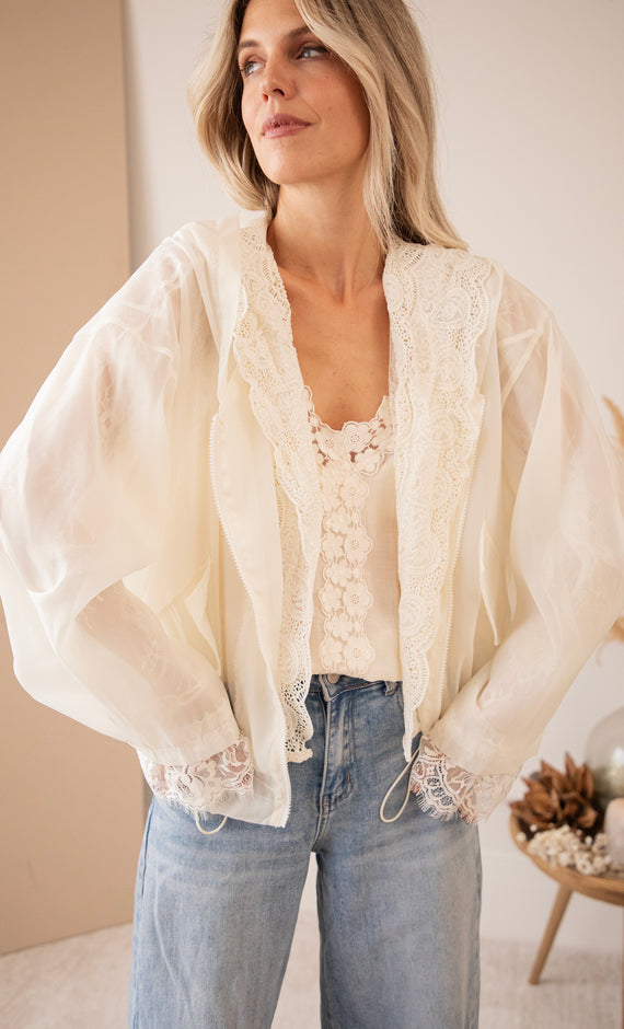 Donna Lace Beige - Jacket