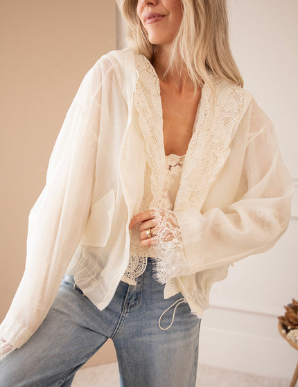 Donna Lace Beige - Jacket