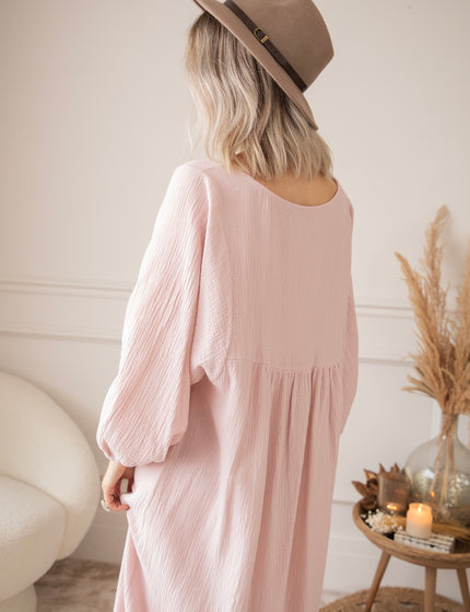 Maxikleid - Maud Tetra - Hellrosa