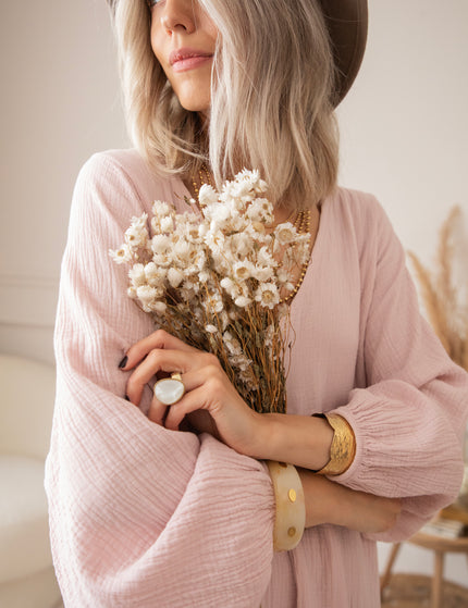 Maxikleid - Maud Tetra - Hellrosa