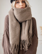 Midnight Flair Taupe - Scarf