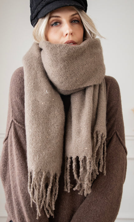 Midnight Flair Taupe - Scarf