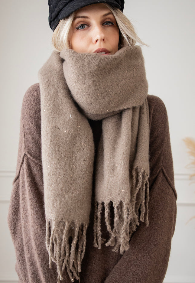 Midnight Flair Taupe - Scarf