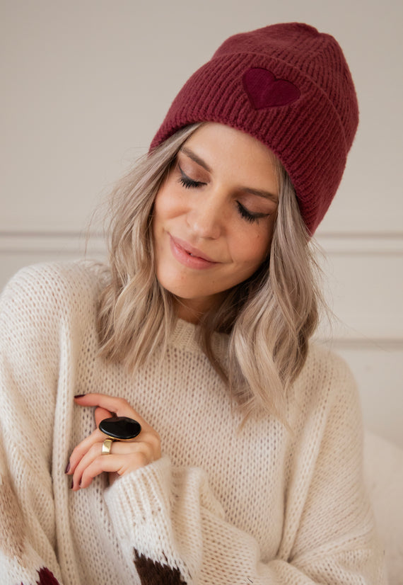 Mütze - Heart Melter - Bordeaux