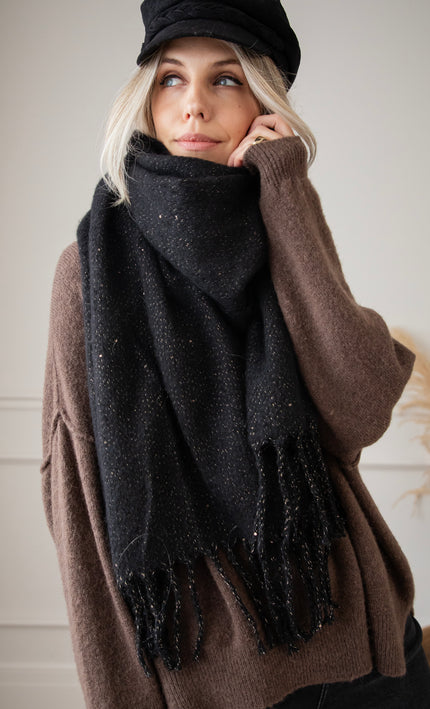 Midnight Flair Black - Scarf