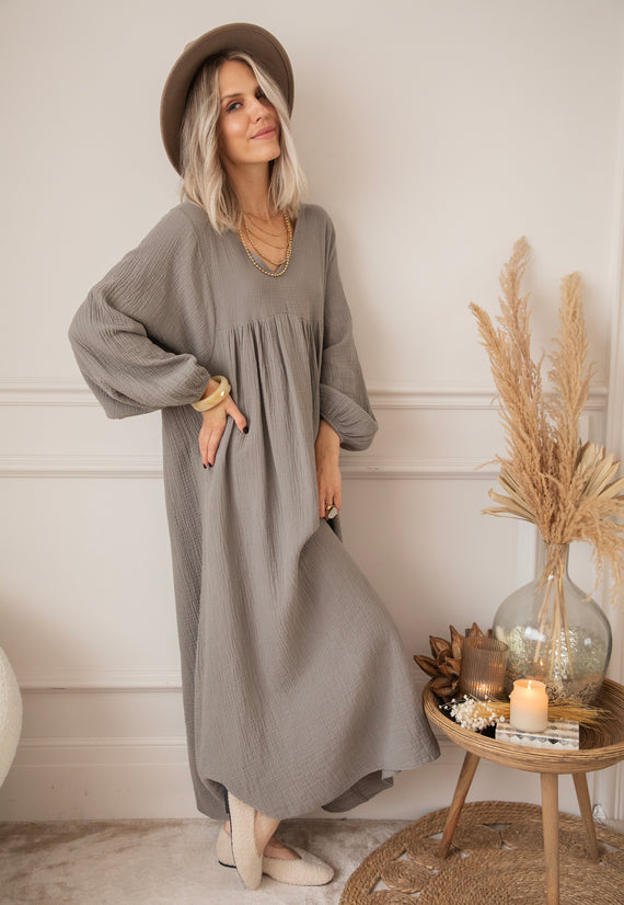 Maxikleid - Maud Tetra - Stone