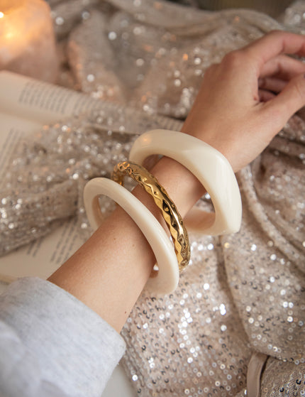 Rouna Beige - Armband/Set