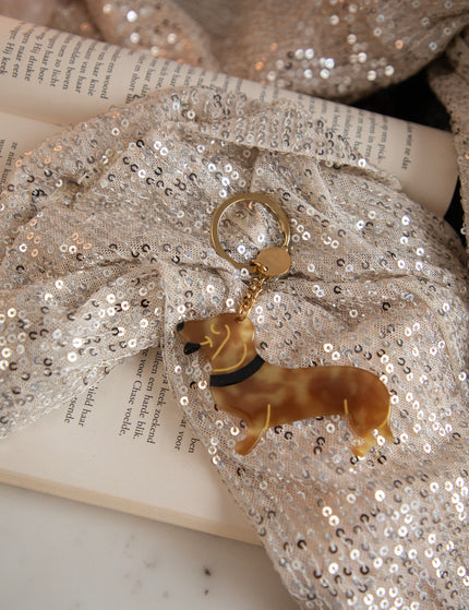 Tiny Teckle Brown - Keychain