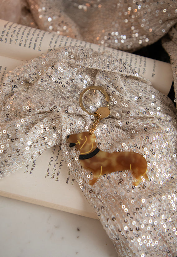 Tiny Teckle Brown - Sleutelhanger