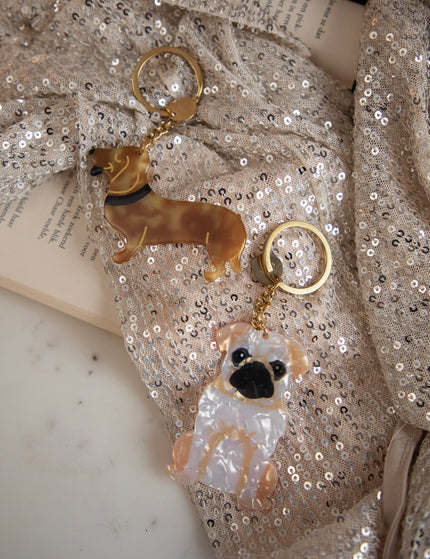 Tiny Teckle Brown - Keychain