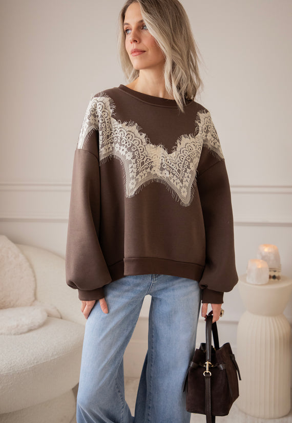 Uma Leather Choco - Handtas