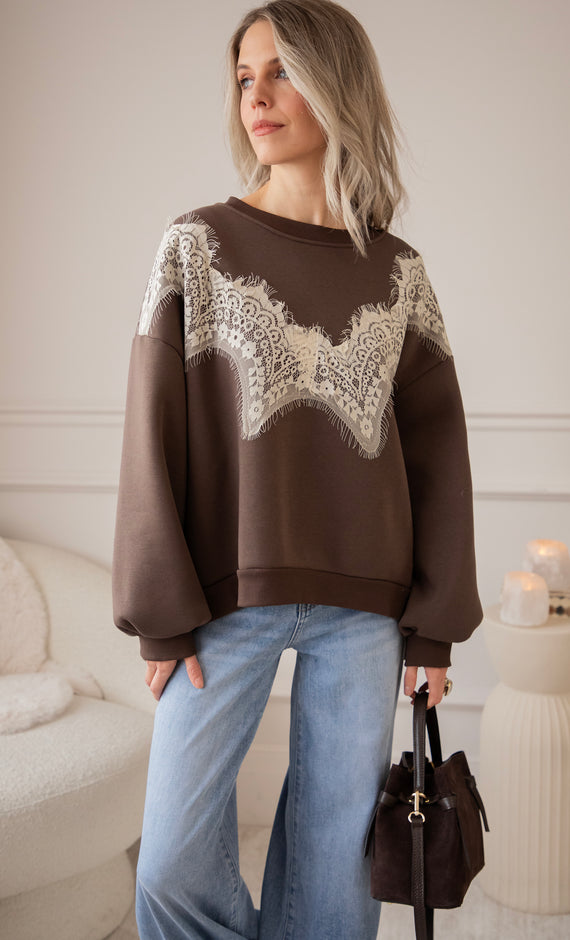 Uma Leather Choco - Handtas