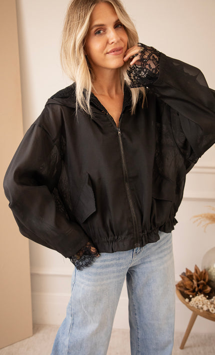 Donna Lace Black - Jacket