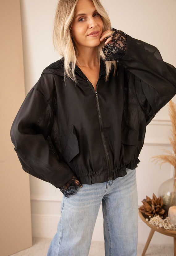 Donna Lace Black - Jacket