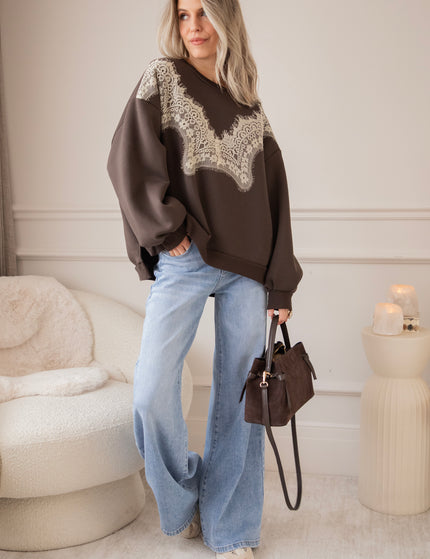 Basic Lacy Choco - Sweater