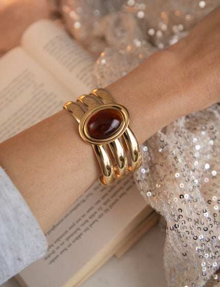 Gemma Gold/Brown - Armband