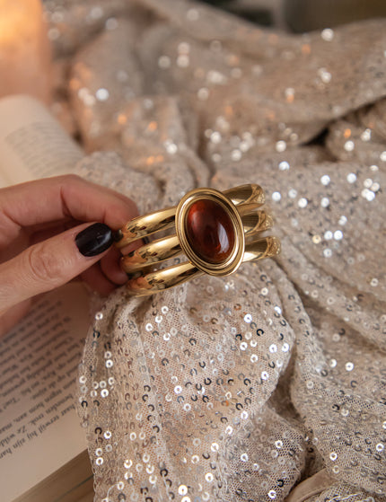 Gemma Gold/Brown - Armband