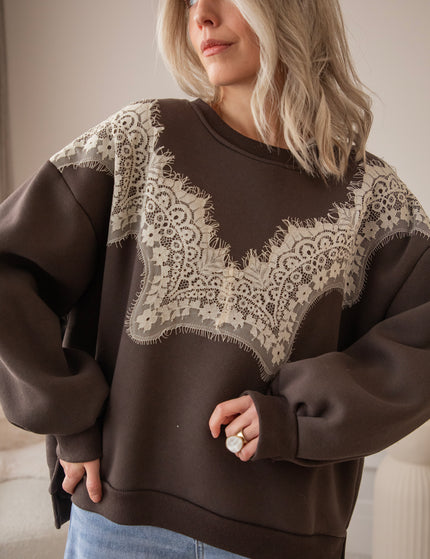 Basic Lacy Choco - Sweater