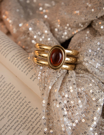 Gemma Gold/Brown - Armband