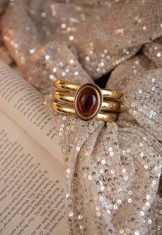 Gemma Gold/Brown - Armband