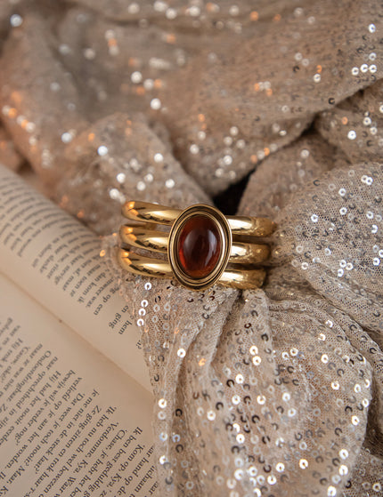 Gemma Gold/Brown - Armband