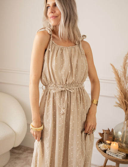 Everbloom Sand - Maxi Jurk