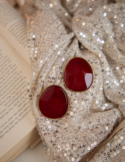 Great Caia Bordeaux - Oorbellen