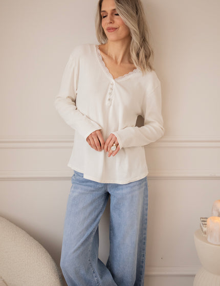 Rosie Lou Off White - Longsleeve